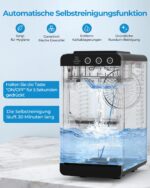 WELLENT Eiswürfelmaschine mit Schublade – 12 kg/24h Eisproduktion für Küche & Bar – Bild 5