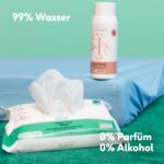 Naïf Plastikfreie Feuchttücher 864er Pack – Bio-Babypflege aus Eukalyptusfasern – Bild 5