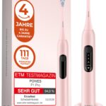 POIVES P1 Pro Schallzahnbürste – Testsieger mit Drucksensor & 110 Tage Akkulaufzeit