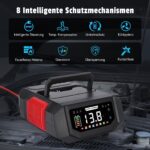 HAUSPROFI Autobatterie Ladegerät 12V/24V 20A – Intelligentes KFZ-Ladegerät mit 9-stufiger Reparaturladung – Bild 5