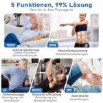 GHTENS 5-in-1 TENS/EMS Gerät mit 80 Programmen – Elektrische Nervenstimulation für Schmerzlinderung – Bild 2