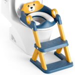 Rabb 1st Toilettenleiter für Kinder – 2-in-1 Trainingssitz mit Trittbrett für Jungen & Mädchen