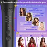 BUJIYI Automatischer Lockenstab mit 4 Temperaturstufen – Profi-Lockenwickler für alle Haartypen – Bild 3