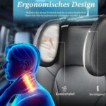VniYors Autokopfstütze 180° verstellbar – Ergonomische Nackenstütze für Kinder & Erwachsene – Bild 2