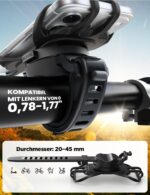 JOYROOM Fahrradhalterung 360° drehbar mit Silikon-Stoßdämpfung – Smartphone Halter 4,7-7,0 Zoll – Bild 9