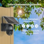 Xega 4G LTE Überwachungskamera Aussen mit SIM Karte – Solar PTZ IP Kamera 2K Nachtsicht – Bild 7
