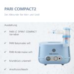 PARI Compact 2 Inhalator – Kompressor-Vernebler für Atemwegstherapie ab 6 Monaten – Bild 5