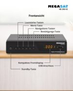 Megasat HD 390 DVB-S2 Sat-Receiver – Full HD Satellitenempfang mit HDMI & USB – Bild 4