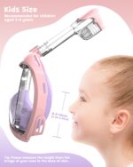 ACURE Schnorchelmaske für Kinder 3-8 Jahre – CO2-sichere Vollmaske mit Anti-Beschlag – Bild 3