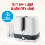 NUK Vario Express Flaschensterilisator – Dampfsterilisation für bis zu 6 Babyflaschen in 6 Minuten – Bild 2