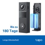 Tapo D205 Akku-Videotürklingel – 2K Weitwinkel mit KI-Personenerkennung & Zwei-Wege-Audio – Bild 10