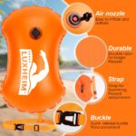 LUXHEIM 2er Pack Schwimmboje mit aufblasbarem Dry Bag – Sichtbarkeit & Sicherheit für Open Water – Bild 4