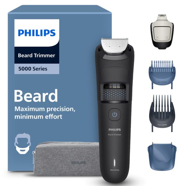 Philips Bartschneider Serie 5000 – Selbstschärfende Klingen & BeardSense-Technologie
