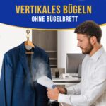 Rolipo Dampfglätter 1640W mit 400ml Tank – Faltenentferner für Zuhause & Reisen – Bild 4
