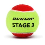 Dunlop Stage 3 Tennisball Rot – ITF-zertifizierter Anfängerball für Kinder – Bild 2