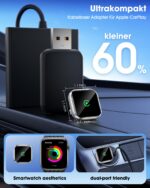 QINOJA Wireless CarPlay Adapter – Kabelloses CarPlay für iPhone in Gold – Bild 2