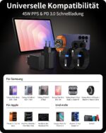 45W USB-C Ladegerät 2er Pack mit 2M Kabel – Superschnellladen für Samsung Galaxy – Bild 3