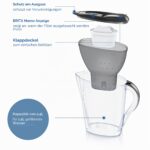 BRITA Marella Wasserfilterkanne 2,4l mit 3x MAXTRA PRO Kartusche – Filtert PFAS, Grau – Bild 4