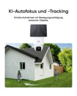 eufy eufyCam E30 Solar-Überwachungskamera – 360° Schwenk & KI-Tracking für drahtlose Außenüberwachung – Bild 3