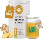 Hansegrün Bio Ingwer Kurkuma Shots (60 Stk.) – Veganes Superfood-Pulver für Immunsystem & Energie