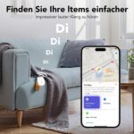 aowoka weTag Pro 4er Pack – Smart Tracker für Apple Find My mit austauschbarem Akku – Bild 4