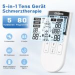 GHTENS 5-in-1 TENS/EMS Gerät mit 80 Programmen – Elektrische Nervenstimulation für Schmerzlinderung – Bild 3