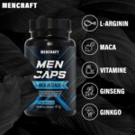 MENCRAFT MEN INTENSE – Männer Kapseln hochdosiert mit L-Arginin & Ginseng für tägliche Vitalität – Bild 5