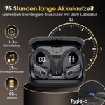 Aptkdoe Wireless In-Ear Kopfhörer mit Bluetooth 5.4 – 75h Spielzeit & IP7 Wasserdicht – Bild 2