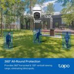 Tapo C52A 360° Überwachungskamera Aussen, 2K 4MP mit KI-Erkennung – Starlight Nachtsicht – Bild 6