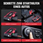 GOOLOO GP2000 Auto Starthilfe 2000A mit USB-Powerbank – Zuverlässiger Batterie-Booster für 12V Fahrzeuge – Bild 8