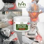 Bio Hanf-Gel EXTRA STARK 200ml – Kühlmassagegel mit 16 Pflanzenwirkstoffen für Nacken & Muskeln – Bild 2