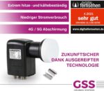GSS Quad LNB mit LTE-Filter & 0.1dB – Digitaler 4K Satellitenempfänger für 4 Teilnehmer – Bild 4