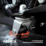 Arebos 3T Hydraulischer Rangierwagenheber flach – 75-505 mm für tiefergelegte Fahrzeuge – Bild 8