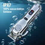 Jack & Rose Profi-Haarschneider kabellos – IPX7 wasserdicht, USB-Akku, Bart & Haar für Männer – Bild 6