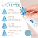 Essy Mitesserentferner mit 5 Saugstufen – Porenreinigungsgerät für alle Hauttypen – Bild 4