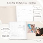mintkind Erinnerungsbuch Petrol – Geburtstagsbuch von 0–18 Jahren mit Leineneinband – Bild 5