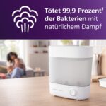 Philips Avent Dampfsterilisator SCF291/00 – Elektrischer Flaschensterilisator für Babys – Bild 2