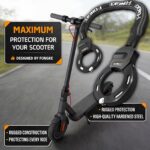 FONGKE Handschellenschloss mit EVA-Tasche – Hochsicherheits-Kettenschloss für E-Scooter & Fahrrad – Bild 2
