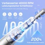 COSLUS E51 Elektrische Nagelfräser 40000 U/min – Professionelles 6-in-1 Maniküre Set – Bild 3