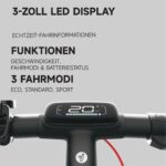 Segway-Ninebot E3 D E-Scooter – 45km Reichweite, 800W Motor, Straßenzulassung für Pendler – Bild 9