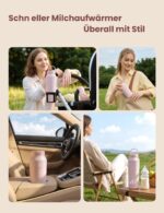 Paruu Tragbarer Flaschenwärmer – Schnellaufheizen in 2 Min mit 7-stufiger Temperaturregelung – Bild 9