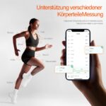 SUNHAIXIA Fitdays Smart Körpermaßband mit Bluetooth & LED-Display – Körperfettmessung mit App-Tracking – Bild 5