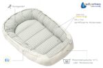 Medi Partners Babynest 100x60 cm – Kuschliges Neugeborenen-Nestchen aus Bio-Baumwolle – Bild 5
