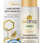 bedrop Concentrated Anti-Aging Serum mit Bienengift, Gelée Royale, Hyaluron & Acetylglucosamin – Straffendes Gesichtsserum in Imker-Qualität