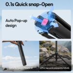 ULANZI MT85 Auto-Open Stativ mit Bluetooth 150 cm – Magnetisches Selfie Stick für Smartphones – Bild 4
