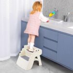 Growaystory Tritthocker Kinder 2 Stufen – Klappbar, rutschfest & sicher für Bad & Küche – Bild 2
