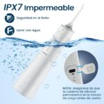 Vimmk Professional Munddusche IPX7 – Elektrische Zahnreinigung mit 5 Druckstufen & USB-C – Bild 4