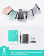 INIU 10000mAh MagSafe Powerbank mit Qi2 15W & 45W USB-C – Ultra-schlank für iPhone – Bild 7