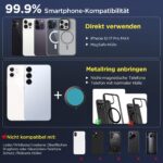 MSXTTLY Magnetische Autohalterung mit Vakuum-Saugnapf – 360° drehbar für iPhone & Android – Bild 4