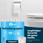BOVE Toilettenpapier 3-lagig 112 Rollen – Extra Weich & Saugstark mit FSC-Zertifikat – Bild 4